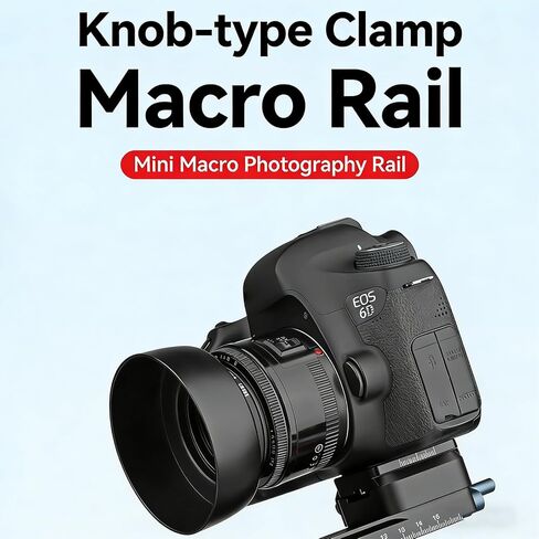Metal Camera Slider Rails for DSLR Cameras with Close-Up Focusing and Smooth Damping in Kuwait