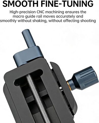 Metal Camera Slider Rails for DSLR Cameras with Close-Up Focusing and Smooth Damping in Kuwait