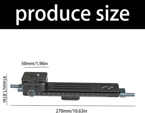 Metal Camera Slider Rails for DSLR Cameras with Close-Up Focusing and Smooth Damping in Kuwait