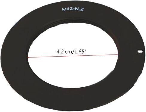Upgraded M42 to Z Mount Lens Converter M42 Lens Mount Adapter 1mm Thickess Simplified Connection Expanded Versatility in Saudi Arabia