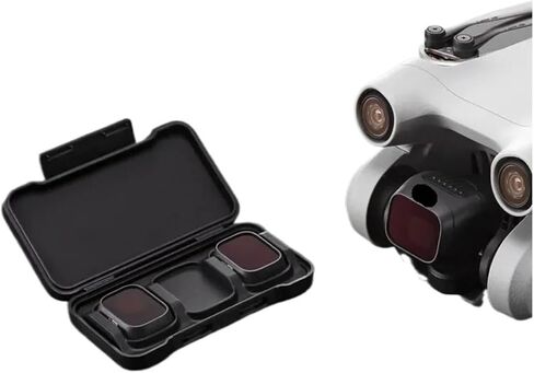 ND Filter Set ND16/64/256 Compatible with DJI Mini 3, Mini 3 Pro Drones | Camera lens accessories compatible with DJI Mini 3 Series drones. Premium ND filter pack for professional aerial photography in Kuwait