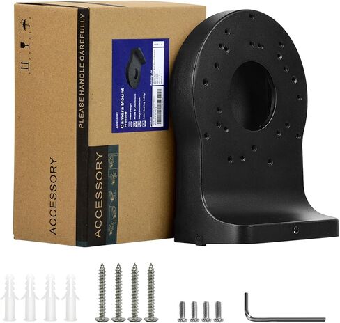 Waterproof All Metal Aluminum SECC Wall Mount Bracket for HITOSINO Hikvson DH Turret Eyeball IP PoE Camera PFB168W in Saudi Arabia