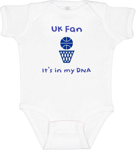 Campus Originals Kentucky UK Wildcats Baby Fan It's In My DNA Cute Bodysuit in Saudi Arabia