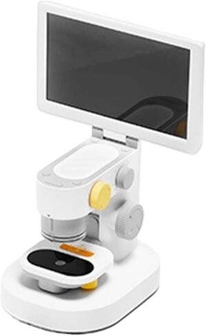 Microscope, Microscope 9-inch Biological with 1200X Magnification Digital Stereoscopic Video,for Homeschool Lab in Kuwait