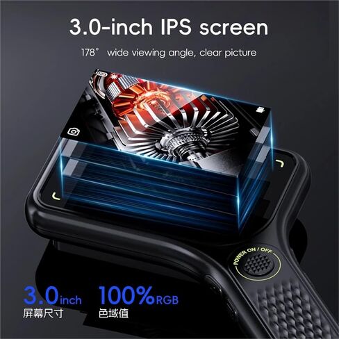 Microscope, Handheld USB Digital Microscope 3.0 Inch Big Screen Auto Magnifying Glass 500x 2MP for Electronics Repair,for Homeschool Lab in Kuwait