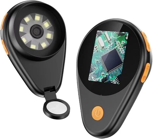 Microscope, Digital Microscope 500X Magnification Portable Magnifying Glass 2MP Electronic,for Homeschool Lab in Kuwait