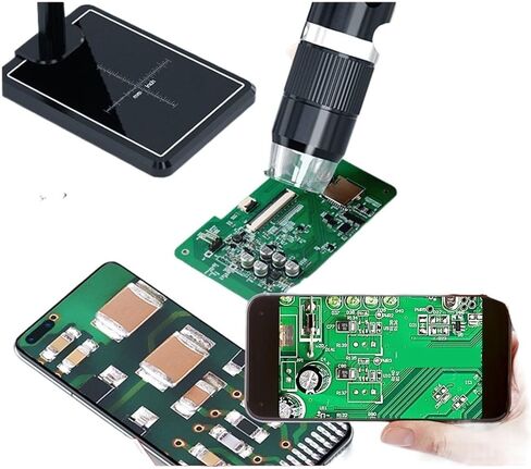 Microscope, WiFi Digital Microscope Repair, Inspection, High-Definition,for Homeschool Lab in Kuwait