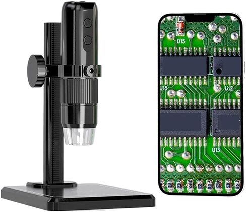 Microscope, WiFi Digital Microscope Repair, Inspection, High-Definition,for Homeschool Lab in Kuwait