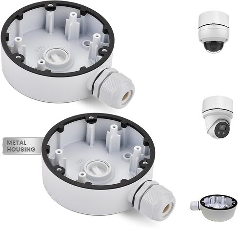 KU-DS-1280ZJ-DM46 Aluminum Security Camera Junction Box Fits HIK Cameras | Solid Aluminum, Cable Management, Fits HIK Dome, IP66 Waterproof, Easy Installation, Indoor Outdoor Use in Kuwait