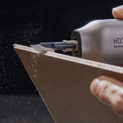 NeoSander Saw Blade Set, Turns NeoSander into Mini Reciprocating Saw, 8pcs 0.2mm Anti-Binding Blades, 4 Curved Blades for Straight Cuts & 4 Jigsaw Blades for Curves, for Resin, Plastic & Wood in Saudi Arabia