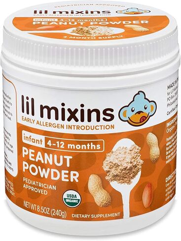Lil Mixins Early Allergen Introduction Tree Nut Powder for Babies (8.5 oz) | Introduce Tree Nuts to Babies Ages 4-12 Months, Easy-Mix Allergen Powder for Baby Food Milk or Puree, 8.5 oz, 4-Month Supply in Saudi Arabia
