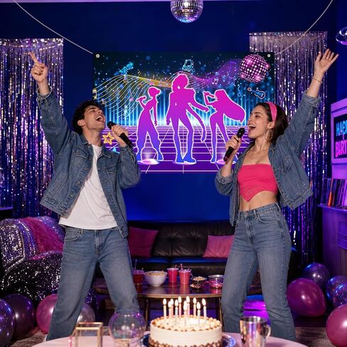 1Pcs 3 x5ft Kpop Music Dance Backdrop, Kpop Birthday Party Decorations Banner, Music Themed Singer Backdrop Photography Background for Birthday Party Favors Supplies in Kuwait