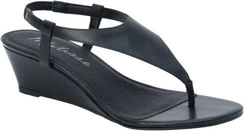 Matisse Women's Westport Slingback Wedge Sandal Black/Medium / 6.5 in Kuwait