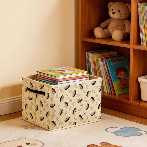 Coquette Bow Espresso Martini Storage Bin Box, Cocktail Espresso Martini Lover Gifts Foldable Laundry Basket Toys Books Clothes Organizer for Girls Room Home Bar Kitchen Decor in Saudi Arabia