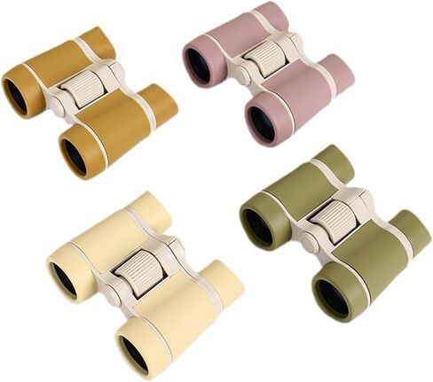 Binoculars, 4x30 Kids Binocular Pocket Binocular Double Barrels for Sightseeing, Hikings, Campings in Kuwait