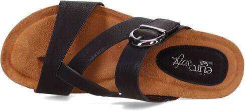 Eurosoft Womens Gladis Black 7.5 Medium in Saudi Arabia