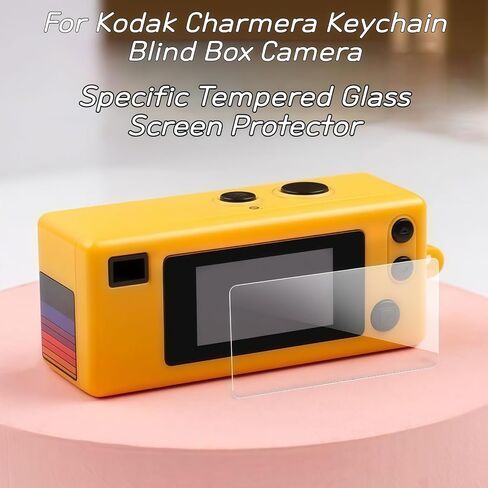 2-Pack Tempered Glass Screen Protector for Charmera Keychain Camera | 9H Hardness, Anti-Scratch, Anti-Fingerprint (0.25mm) in Kuwait