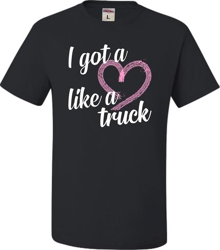 تي شيرت Go All Out I Got A Heart Like A Truck Country Southern للرجال والنساء والشباب in Kuwait