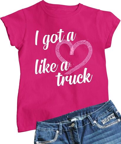 تي شيرت Go All Out I Got A Heart Like A Truck Country Southern للرجال والنساء والشباب in Kuwait