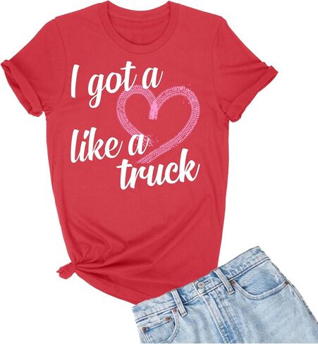 تي شيرت Go All Out I Got A Heart Like A Truck Country Southern للرجال والنساء والشباب in Kuwait