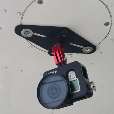 حامل كاميرا على شكل طائرة خارجي ذو سطح نحيف من Rock Steady متوافق مع كاميرات GoPro وGoPro - قارب شاحنة RV للسيارة in Kuwait
