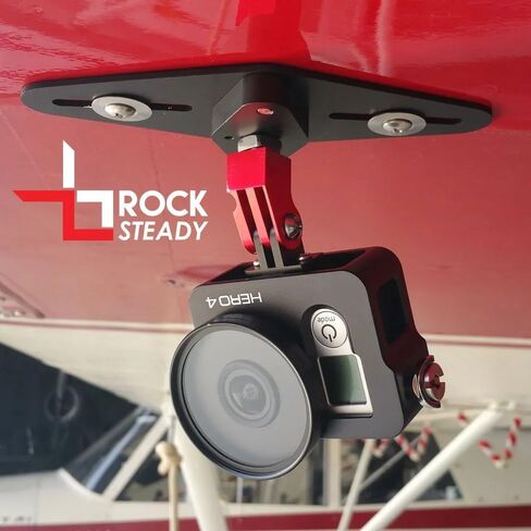 حامل كاميرا على شكل طائرة خارجي ذو سطح نحيف من Rock Steady متوافق مع كاميرات GoPro وGoPro - قارب شاحنة RV للسيارة in Kuwait