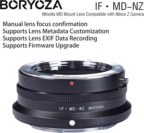 IF·MD-NZ Chipped Focus Confirm Adapter MD Mount Lens Compatible with Nikon Z Camera in Kuwait