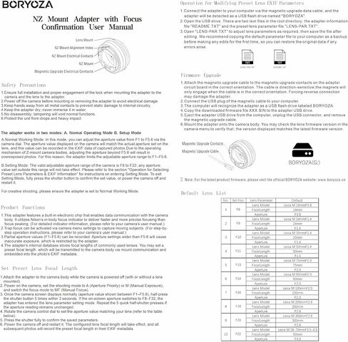 IF·MD-NZ Chipped Focus Confirm Adapter MD Mount Lens Compatible with Nikon Z Camera in Kuwait