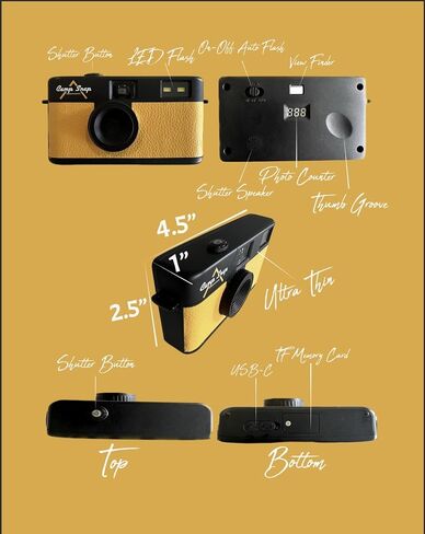 Vintage Screen Free Point and Shoot Digital Camera | Camp Snap in Saudi Arabia
