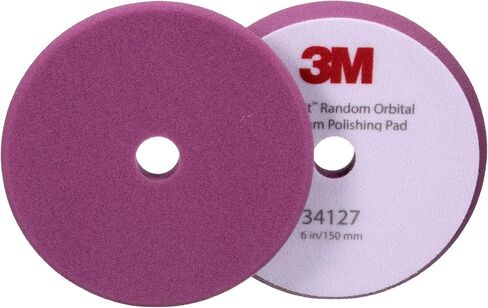 3M Perfect-It Random Orbital Foam Polishing Pad, 34123 | 5 inch, Purple, 2 Pads, Orbital Pads for Automotive Compounding and Polishing in Kuwait