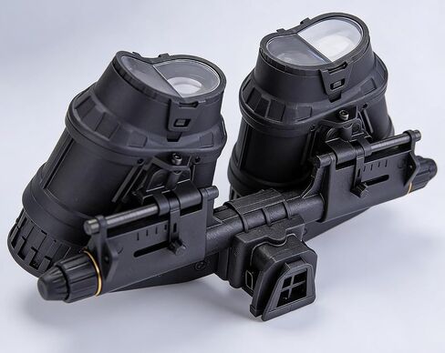 GPNVG 18 Dummy Model Night Vision Goggles - Non-Functional, Black | Tactical Prop with NVG Mount for cosplay, display, and collection in Saudi Arabia