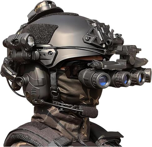 GPNVG 18 Dummy Model Night Vision Goggles - Non-Functional, Black | Tactical Prop with NVG Mount for cosplay, display, and collection in Saudi Arabia