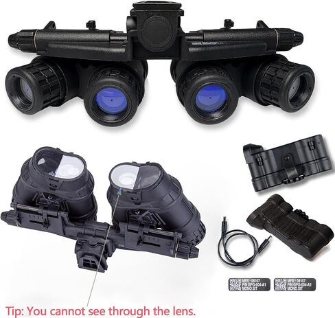 GPNVG 18 Dummy Model Night Vision Goggles - Non-Functional, Black | Tactical Prop with NVG Mount for cosplay, display, and collection in Saudi Arabia