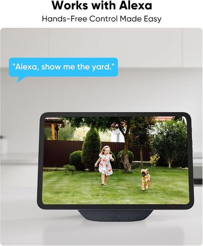 blurams 2.5K Pan/Tilt Security Cameras Wireless Outdoor, 100% Wire-Free Outdoor Camera with Fixed Solar Panel, 360° View, Dual-Band WiFi 6, Human Detection, Color Night Vision, Work with Alexa, 2Pack in Saudi Arabia