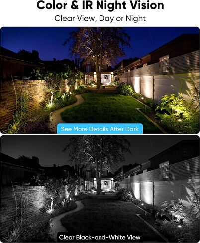 blurams 2.5K Pan/Tilt Security Cameras Wireless Outdoor, 100% Wire-Free Outdoor Camera with Fixed Solar Panel, 360° View, Dual-Band WiFi 6, Human Detection, Color Night Vision, Work with Alexa, 2Pack in Saudi Arabia
