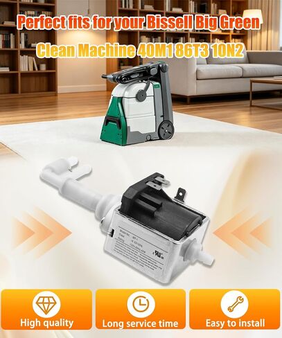 2037433 Clean Machine Pump Assembly | Compatible with Bissell Big Green Clean Machine 86T3,40M1,BG10,BG10N2,3288 in Saudi Arabia
