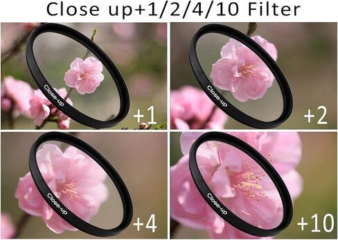 37mm Filter Kit Bundle with Close Up Lens Set, Cleaning Kit, and More in Kuwait