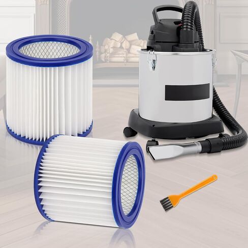 9032933 HEPA Cartridge Filter Replacement Compatible with Shop-Vac Ash Vacuum CleanStream 4041100 4041200 Model CAV150 Part # 9032933-2 Pack in Saudi Arabia