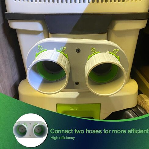 Upgraded Y Adapter - Compatible With Fes-tool Vacuum Hose Splitter | Compatible With Fes-tool Dust Extractor in Saudi Arabia