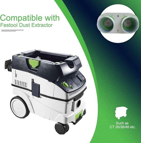 Upgraded Y Adapter - Compatible With Fes-tool Vacuum Hose Splitter | Compatible With Fes-tool Dust Extractor in Saudi Arabia