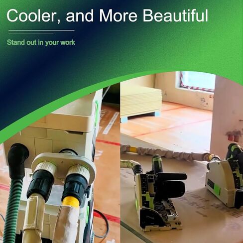Upgraded Y Adapter - Compatible With Fes-tool Vacuum Hose Splitter | Compatible With Fes-tool Dust Extractor in Saudi Arabia