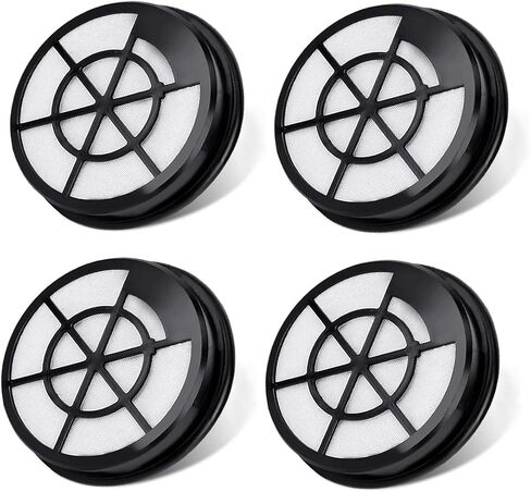 4-Pack NEN110A Vacuum Filter Replacement for Eureka Whirlwind Bagless Canister Vacuum Cleaner - Compatible with NEN110A/NEN110B/NEN110D Models, Includes Inlet Frame & Sponge Filter (Part #NEN0101) in Saudi Arabia