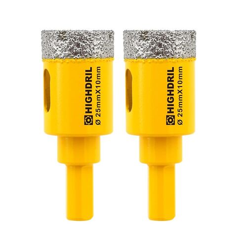 HIGHDRIL 5Pcs 1/4" Diamond Core Drill Bit for Marble Porcelain Tile | Diameter 6mm 1/4" with Triangle Shank Vacuum Brazed Hole Saw for Concrete Marble Glass Porcelain Tile Masonry Brick in Saudi Arabia
