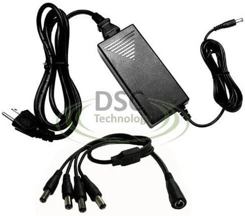DSC-SWP5A12-4P, CCTV Surveillance 12V 5A 1 To 4 Power Adapter Splitter Power Supply by DIYSecuritycameraworld in Kuwait