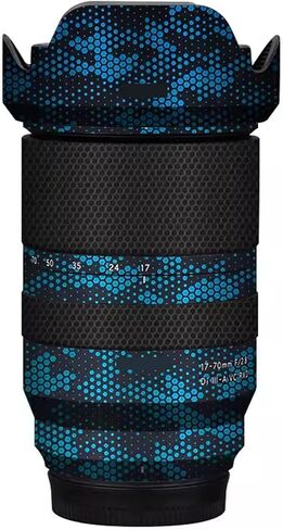 ملصق لعدسة الكاميرا معطف ملتف طبقة واقية لحماية الجسم من الجلد لـ Tamron 17-70mm F2.8 مناسب لكاميرا Fujifilm X Mount 17-70 2.8 (دائرة سوداء) in Kuwait