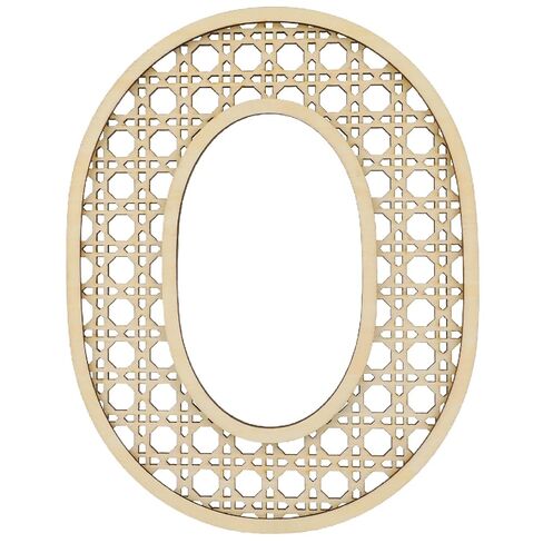 Wooden Rattan Letter B, 8 Inch Rattan Wood Baby Letters Wall Decor, Boho Nursery Decor Wood Letter for Wedding Baby Shower Bedroom, Large Rustic Alphabet Letters Home Decoration in Saudi Arabia