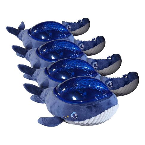 Angelcare Bobbi Whale, Baby Night Light Projector, Sleep Soother | Soothing whale projector creates a calming sleep routine with moving waves, lullabies, white noise, and adjustable lights. in Kuwait