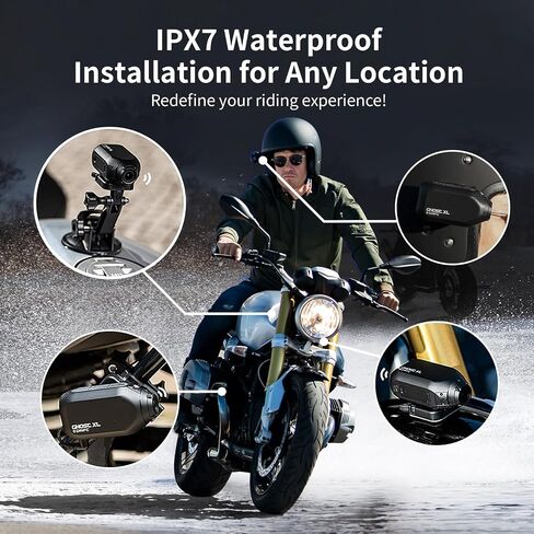Drift Ghost XL 9 Hour Battery Action Camera, 1080P IPX7 Waterproof Helmet Camera, WiFi Remote Control Sport Cameras Wearable for Vlog Motorcycle Bicycle Cam in Saudi Arabia