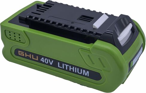 GHU 40V 2.0Ah Battery Replacement for Greenworks G-MAX Power Tools 20202 20302 25312 25322, Compatible with 29462 29252 22262 20642 22272 27062 21242 in Saudi Arabia