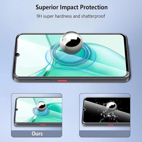 لهاتف Blackview Shark 6، قطعتان من واقي الشاشة الزجاجي المقوى in Kuwait